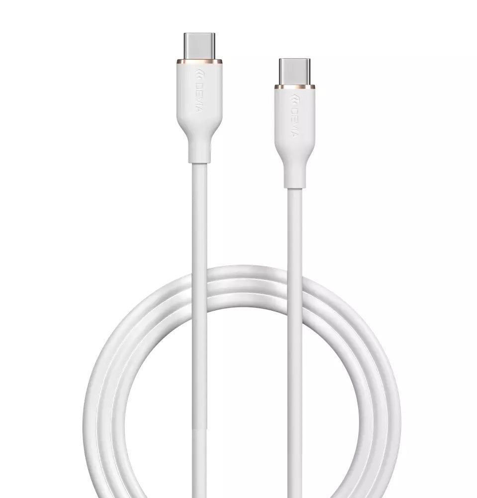 Cable de carga USB-C a USB-C Silicone Jelly Series 1.2 metros 2.4A