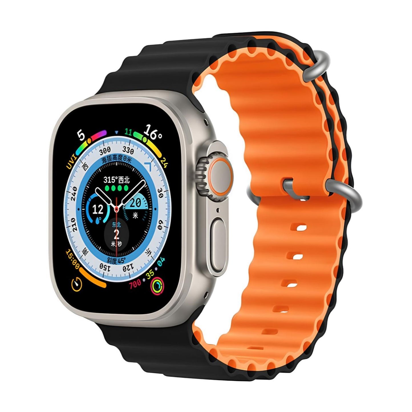 Correa Deportiva de Silicona DEvia Series Sport6 Two-Tone Band para Apple Watch 38mm / 40mm / 41mm