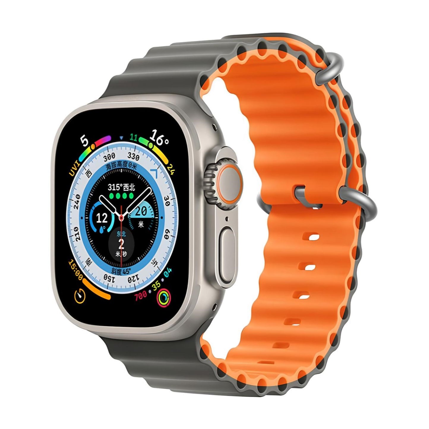 Correa Deportiva de Silicona Devia Series Sport6 Two-Tone Band para Apple Watch 42mm / 44mm / 45mm / 49mm