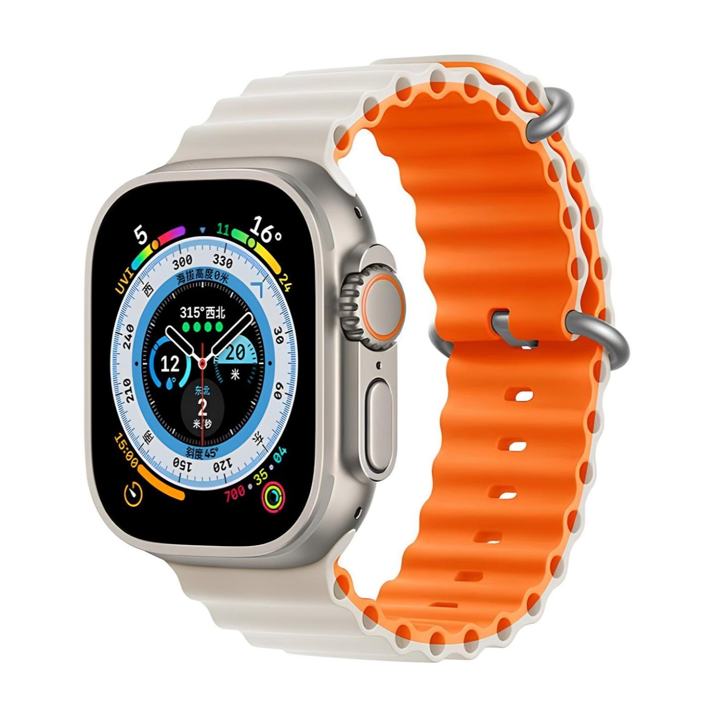 Correa Deportiva de Silicona Devia Series Sport6 Two-Tone Band para Apple Watch 42mm / 44mm / 45mm / 49mm