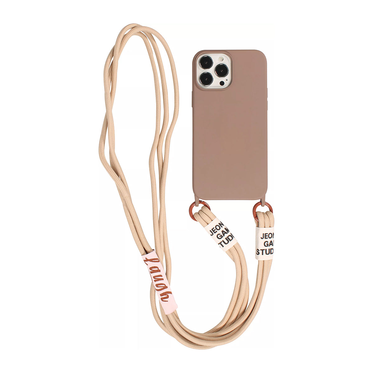 Protector Case SIlicona con Correa para iPhone 15 Pro