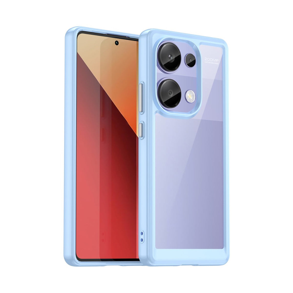 Case Transparente con Borde de Color Xiaomi Note 13 Pro