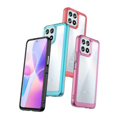 Case Transparente con Borde de Color Honor X6