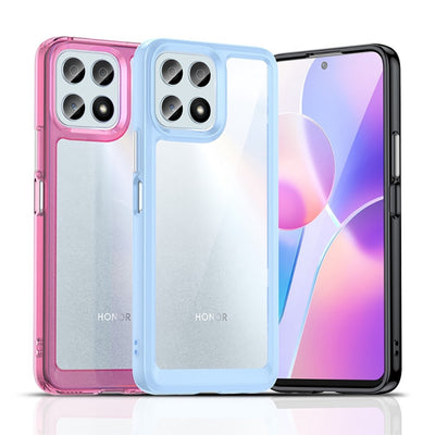Case Transparente con Borde de Color Honor X6