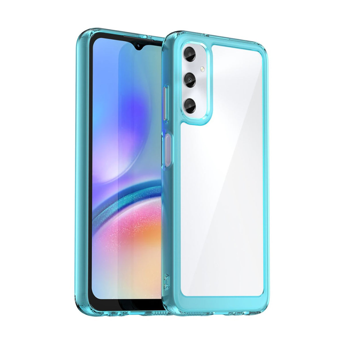 Case Transparente con Borde de Color Samsung A14