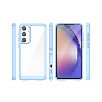 Case Transparente con Borde de Color Samsung A54