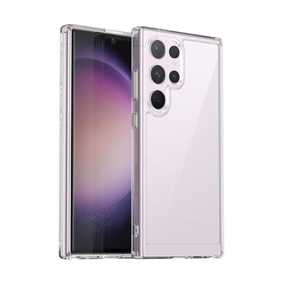 Case Transparente con Borde de Color Samsung S24 Ultra