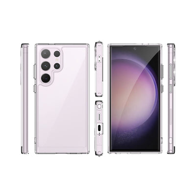 Case Transparente con Borde de Color Samsung S24 Ultra