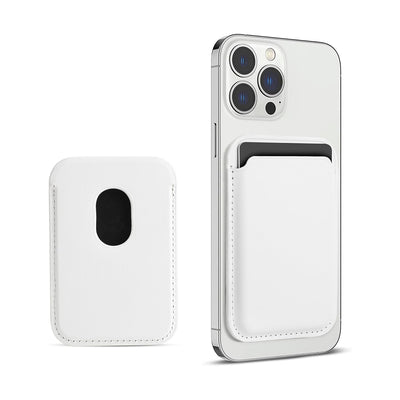 Tarjetero para Celular Tipo Billetera de Cuero Magnético MagSafe