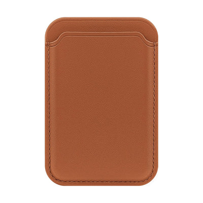 Tarjetero para Celular Tipo Billetera de Cuero Magnético MagSafe