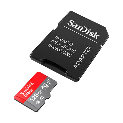 Tarjeta de Memoria MicroSD SanDisk Ultra 128Gb 140Mb/s Clase 10 + Adaptador SD