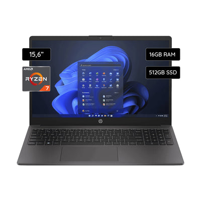Notebook HP 255 G10 A82ZVUA Ryzen 7 4.5GHz, 16GB, 512GB SSD, 15.6