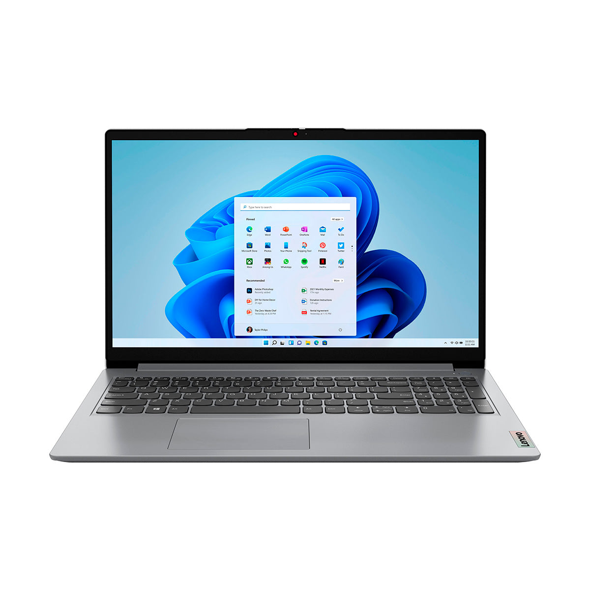 Notebook Lenovo IdeaPad 1 15IAU7 15.6" Táctil Intel I3-1215U 8GB/256GB (Teclado en Inglés)
