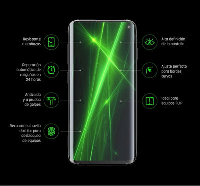 Lámina protectora de Infinia para Celulares y Relojes hasta 7
