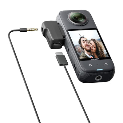 Adaptador de micrófono vertical para cámara Insta360 X3 360