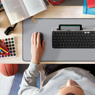 Mouse Pad Antideslizante Logitech Desk Mat Studio 70 x 30cm