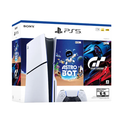 Consola PlayStation 5 Standard Sony Slim + Gran Turismo7 - AstroBot