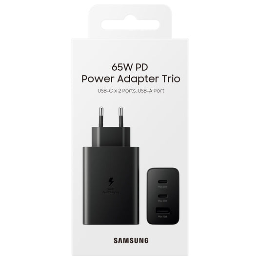 CARGADOR TRIPLE CARGA SUPER RÁPIDA 65W ORIGINAL SAMSUNG