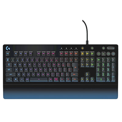 Teclado Logitech Prodigy G213 Gaming USB retroiluminado RGB en