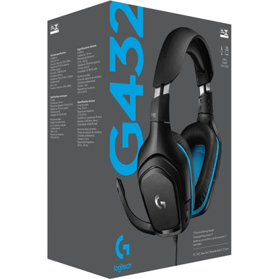 AURICULAR GAMER LOGITECH G SERIES G432 SONIDO SURROUND 7.1