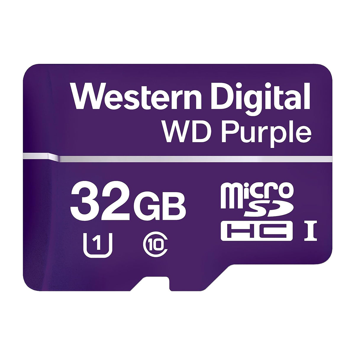 Tarjeta de Memoria microSDXC Western Digital 32GB Purple Clase 10 para Cámaras