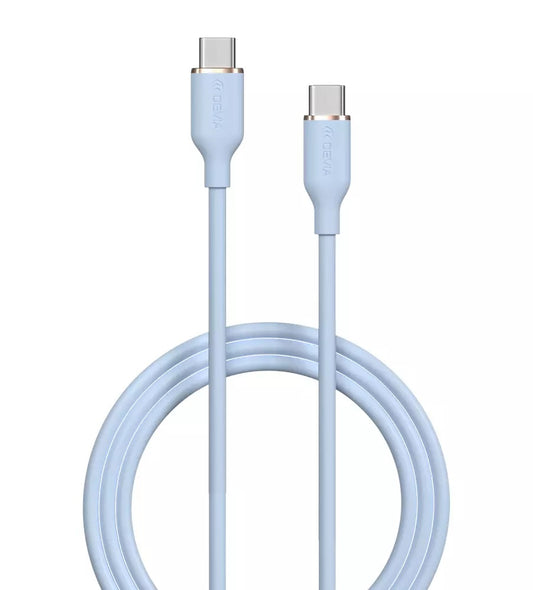 CABLE USB-C A USB-C SILICONE PD 3A 1.2M JELLY SERIES