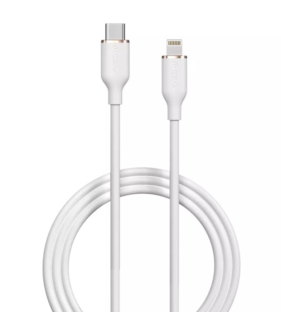 CABLE USB-C A LIGHTNING SILICONE PD 3A 1.2M JELLY SERIES