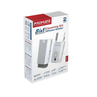 Kit de limpieza 8 en 1 Promate Shinekit para celular