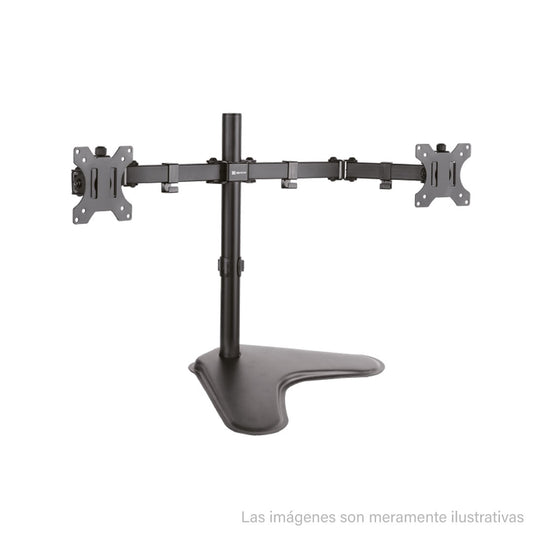 Soporte para monitor doble Klip Xtreme 13"-32" KPM-311 de escritorio