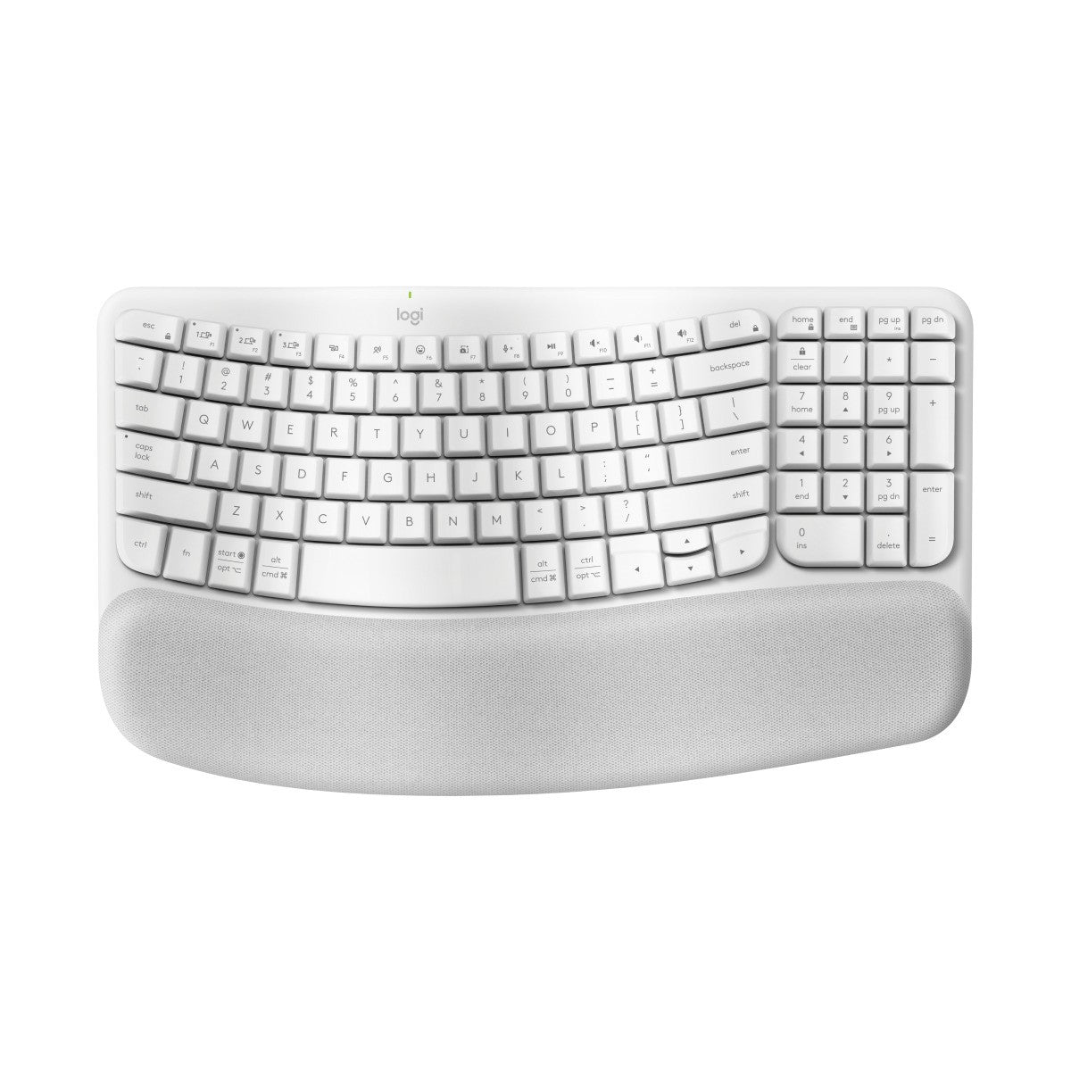 Teclado Inalámbrico Ergonómico en español Logitech Wave Keys Bluetooth Multi Device 920