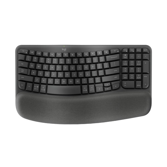 Teclado Inalámbrico Ergonómico en español Logitech Wave Keys Bluetooth Multi Device 920