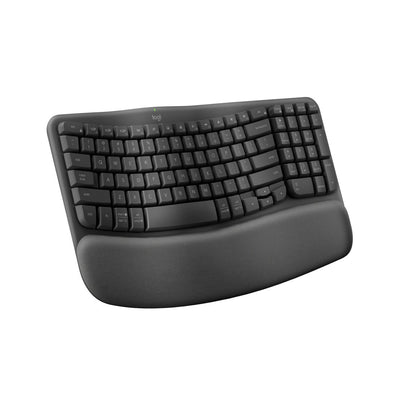 Teclado Inalámbrico Ergonómico en español Logitech Wave Keys Bluetooth Multi Device 920