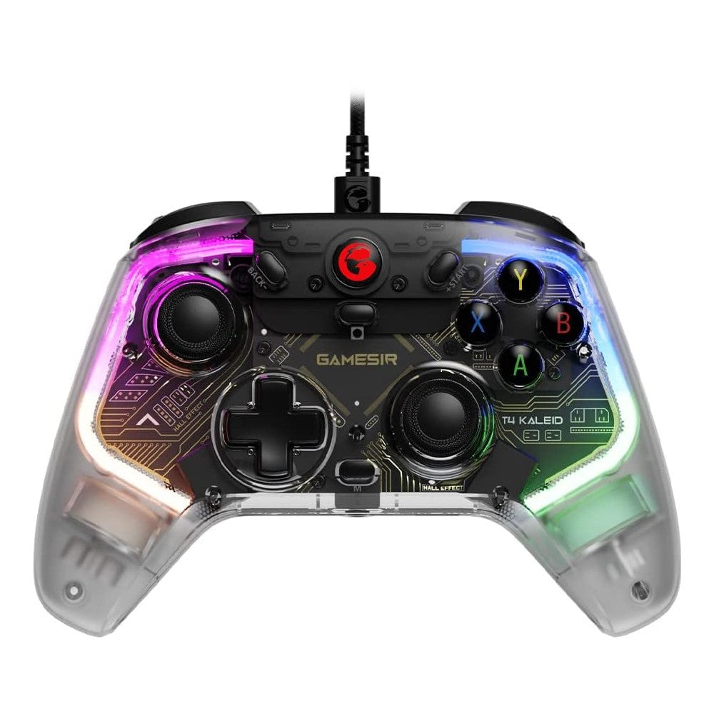 Joystick GameSir T4 Kailed Gamepad Cableado Retroiluminado RGB para PC / Nintendo Switch / Android