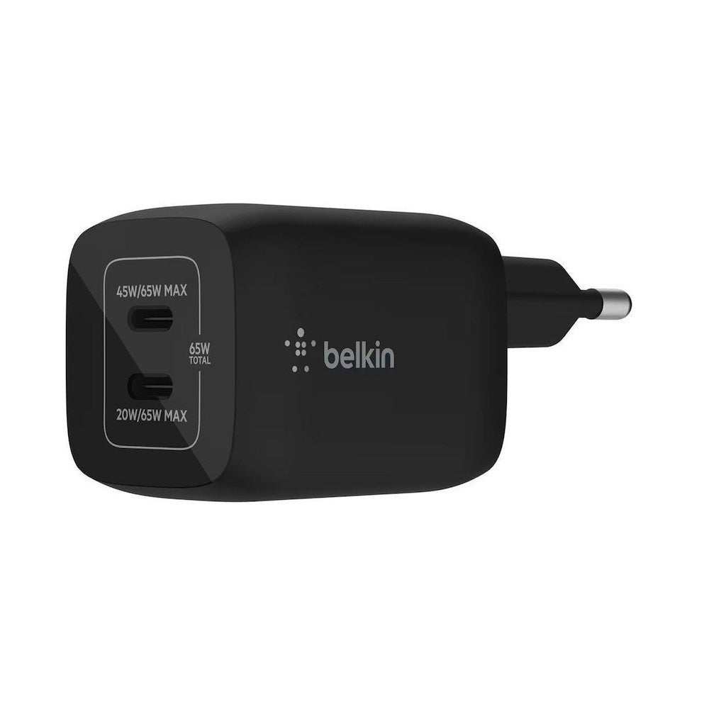 CARGADOR BELKIN BOOSTCHARGE PRO 65W DUAL PORT USB-C