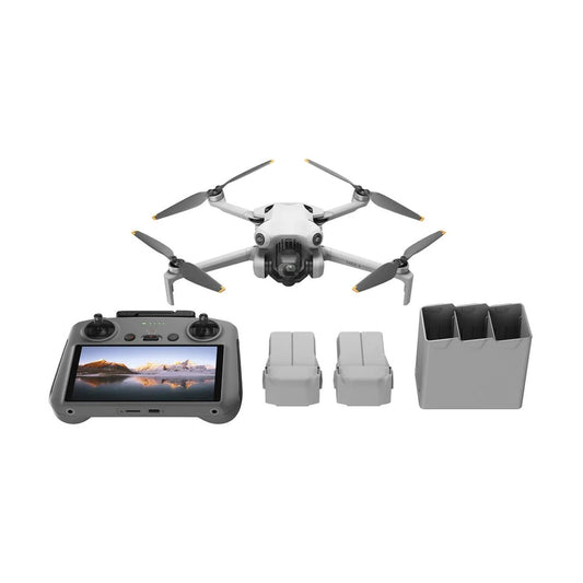 Drone DJI Mini 4 Pro Fly More Combo Plus c/ Control (DJI RC2) (GL) + 3 baterías