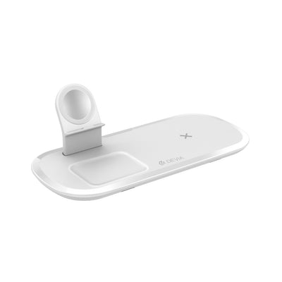 WIRELESS CHARGER 3 IN 1 15W DEVIA FOR IPHONE / WATCH / EARPHONE V5