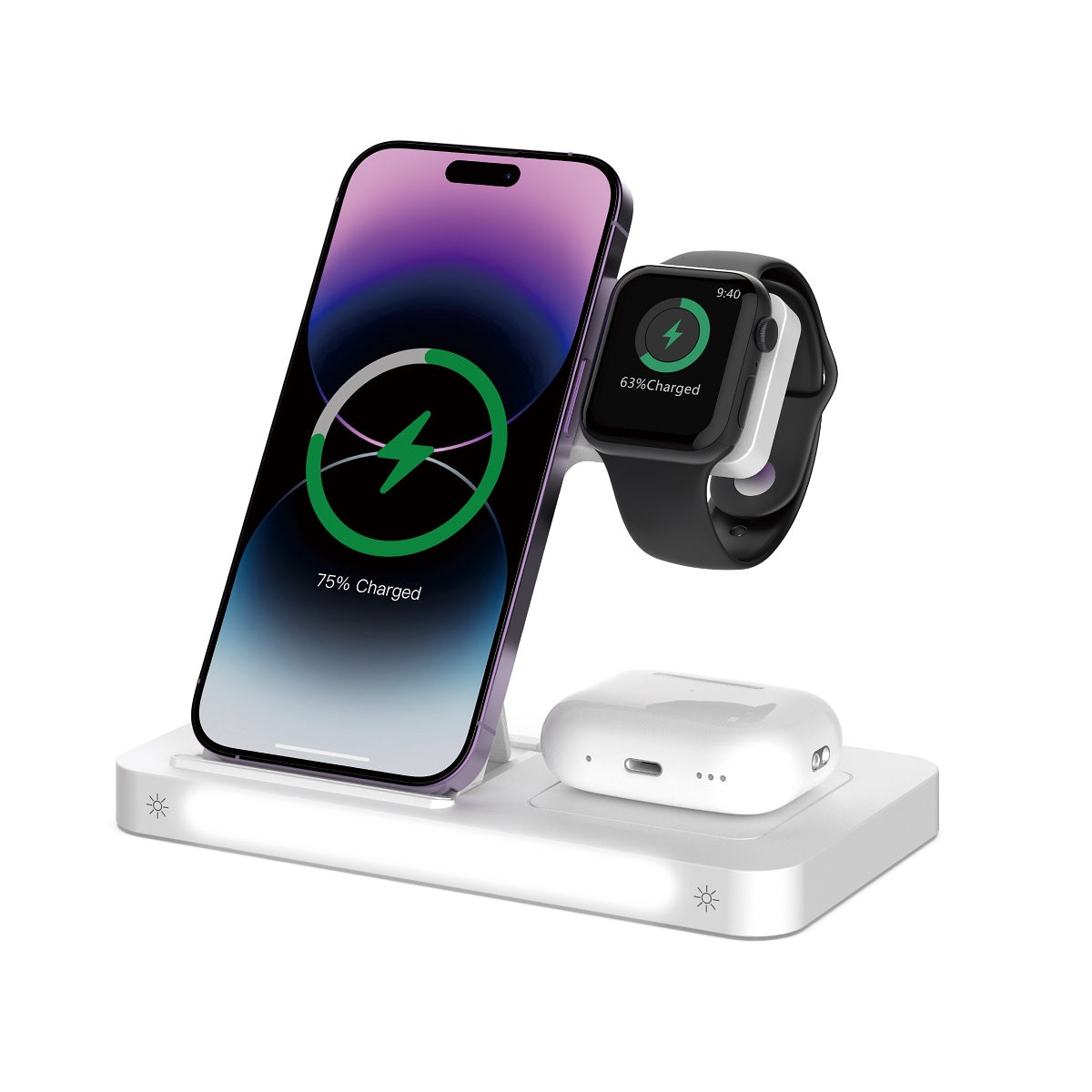 SMART SERIES 3 IN 1 BRACKET WIRELESS CHARGER 15W DEVIA