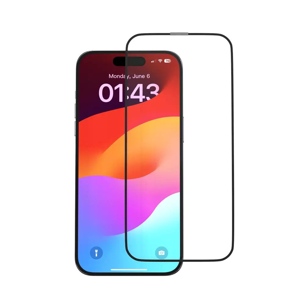VIDRIO TEMPLADO STAR SERIES FULL SCREEN ENTIRE VIEW IPHONE 15
