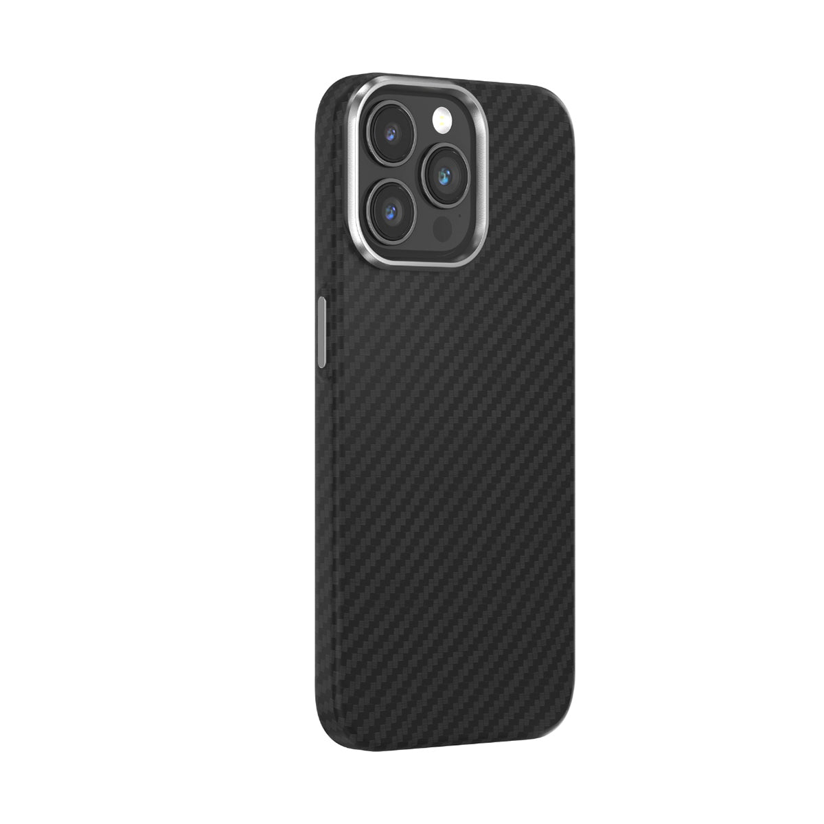 Protector Case Ultra-thin de Fibra de Carbono Magnética para iPhone 15 Pro