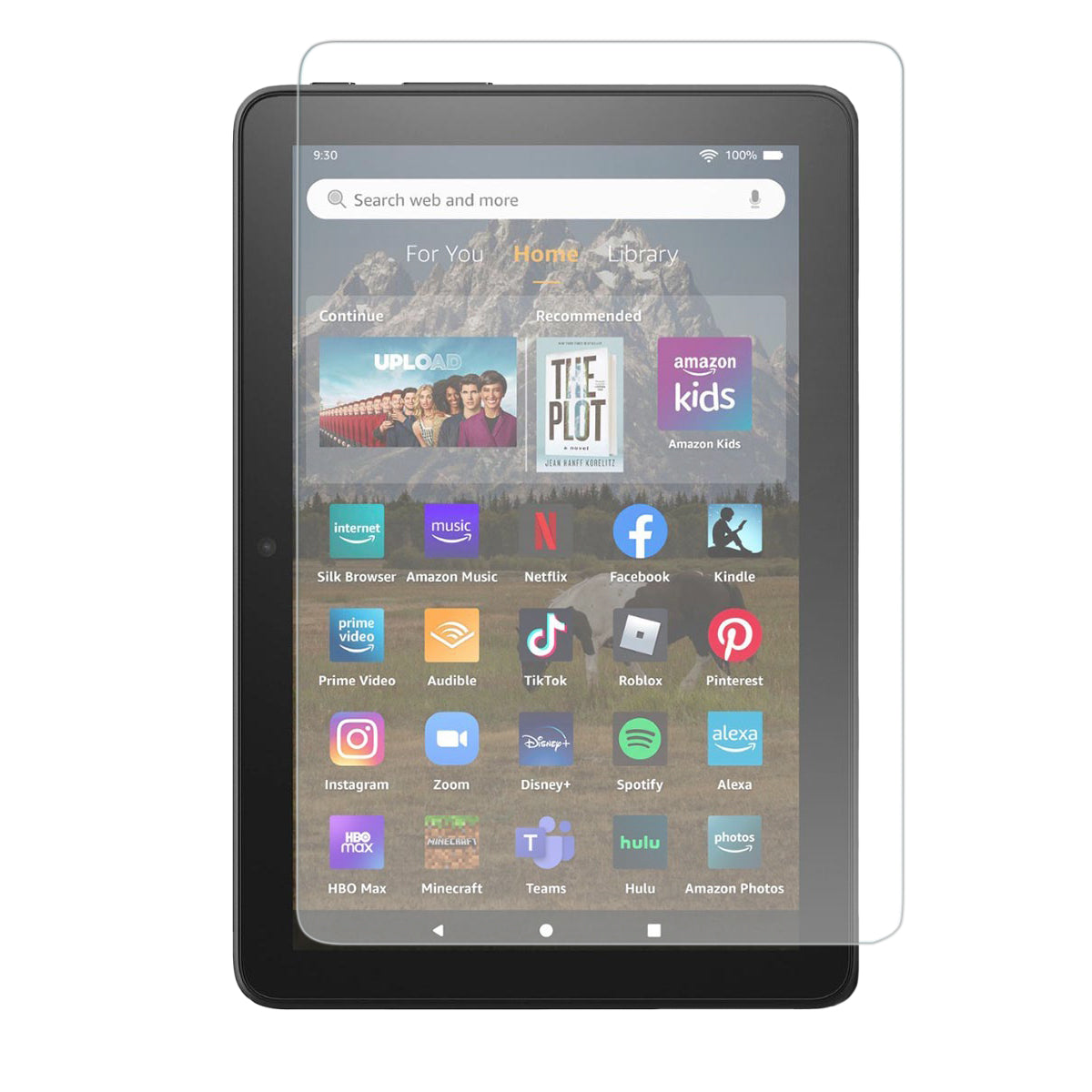 Vidrio Templado Dureza 9H para Tablet Amazon Fire HD 8"