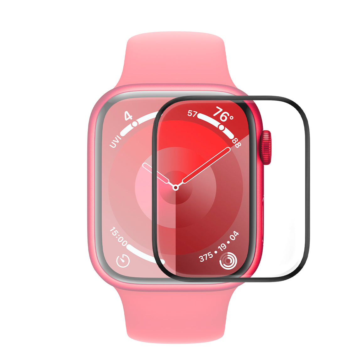 Vidrio Protector 3D PMMA para Apple Watch Series 9 45mm