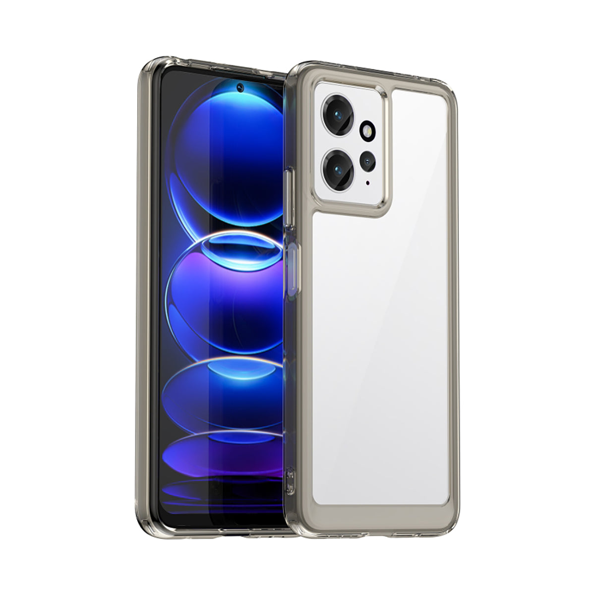 Case Transparente con Borde de Color Xiaomi Redmi 12