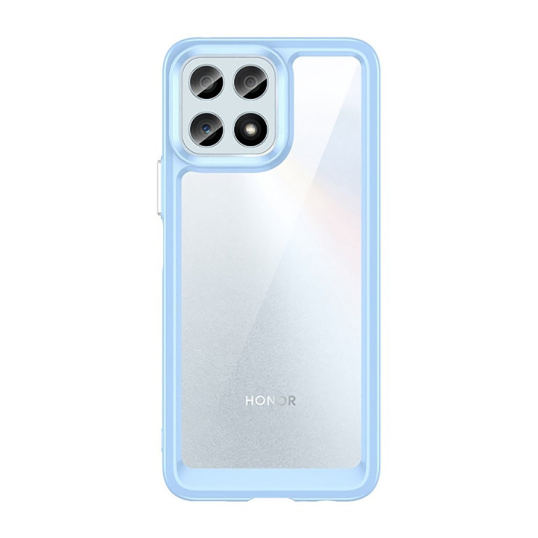 Case Transparente con Borde de Color Honor X6