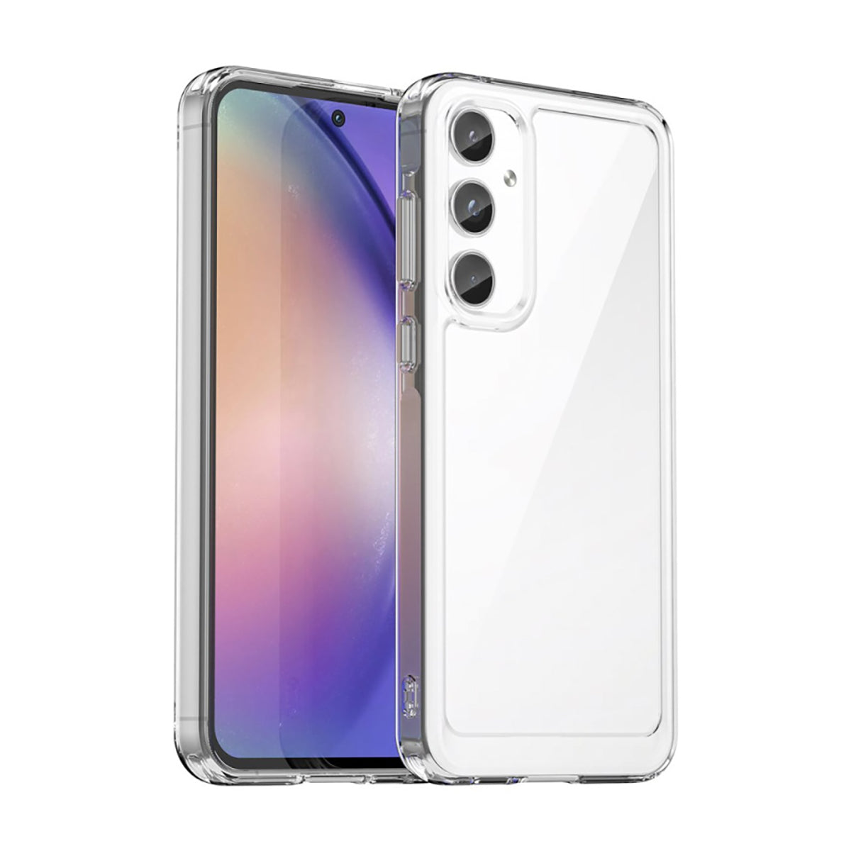 Case Transparente con Borde de Color Samsung A34
