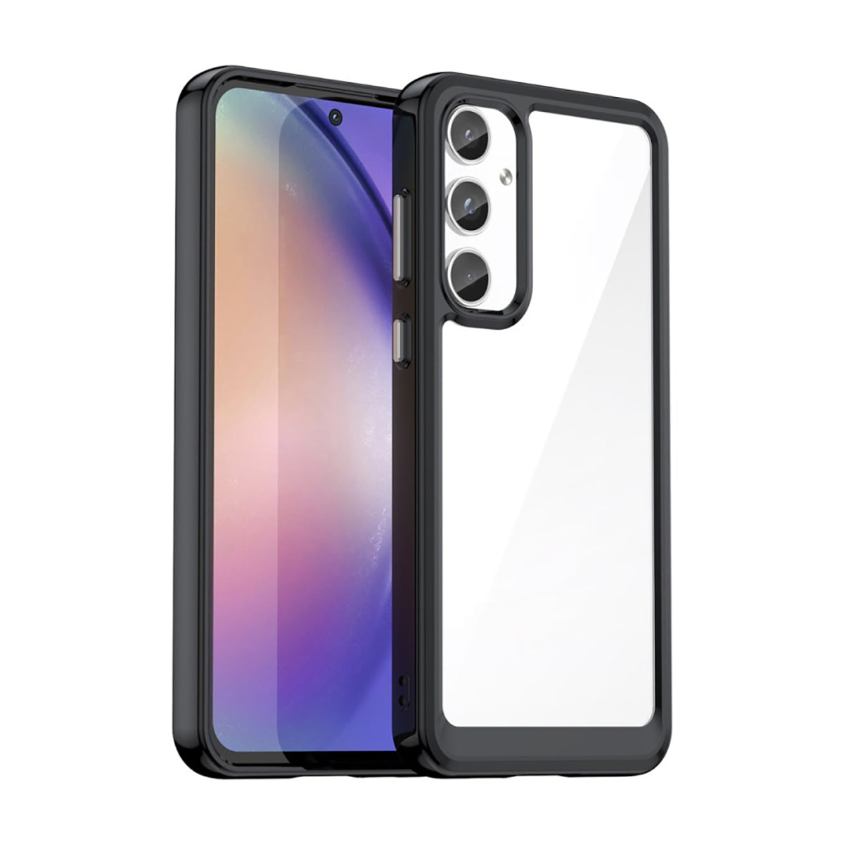 Case Transparente con Borde de Color Samsung A34
