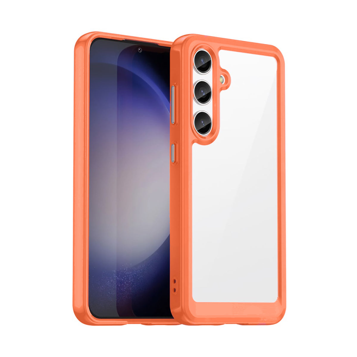 Case Transparente con Borde de Color Samsung S24