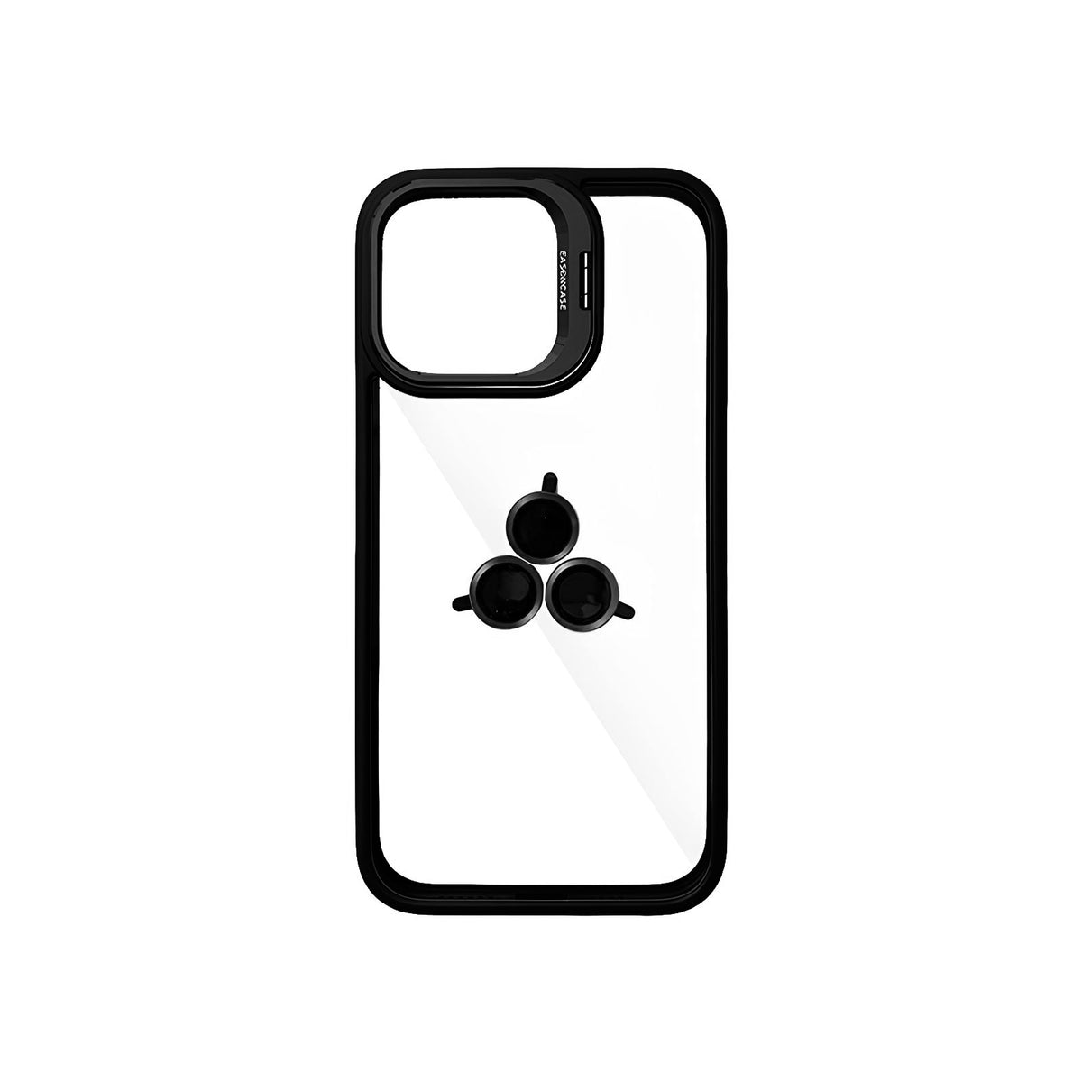 Case Transparente con Borde de Color y Protector de Lente Iphone 14