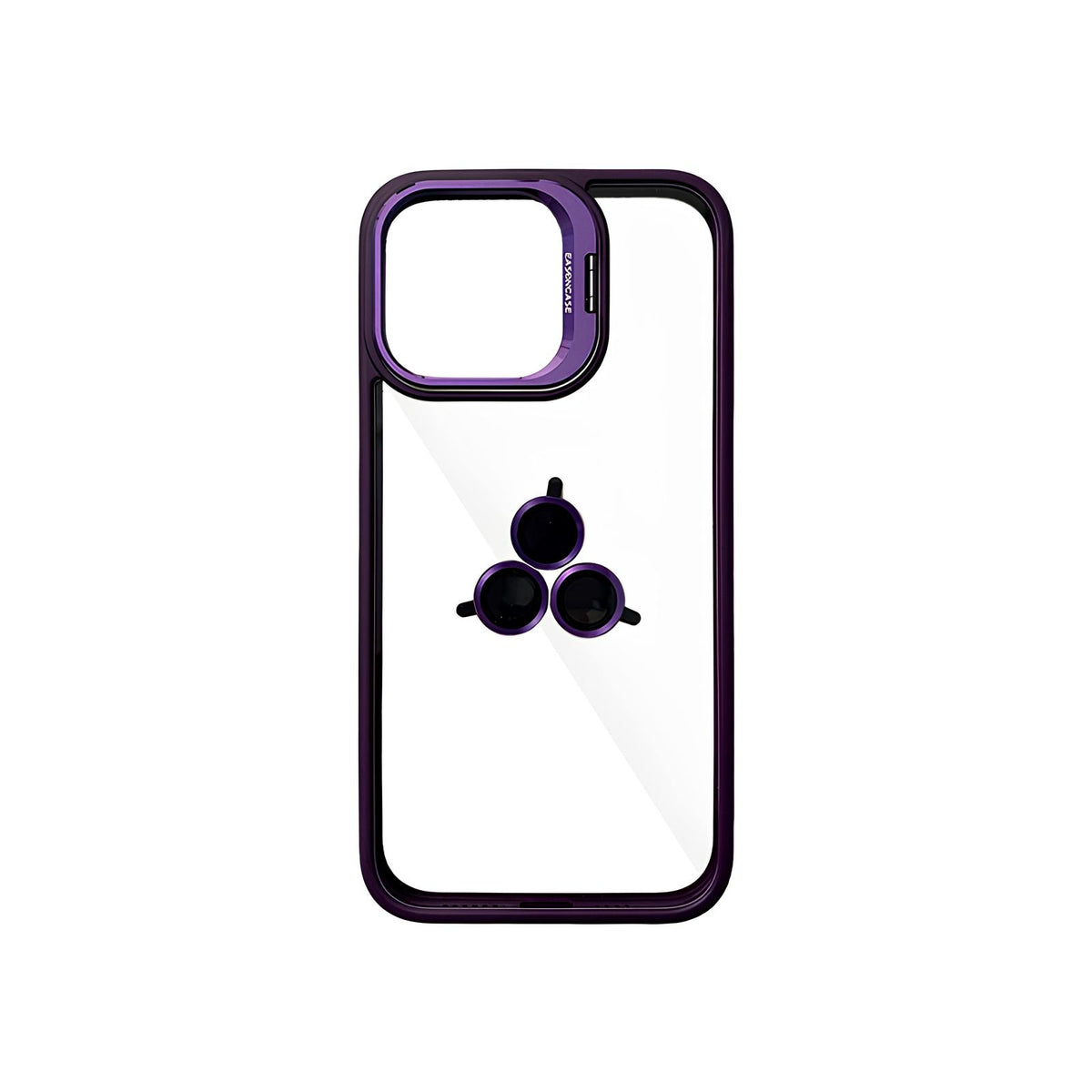 Case Transparente con Borde de Color y Protector de Lente Iphone 11