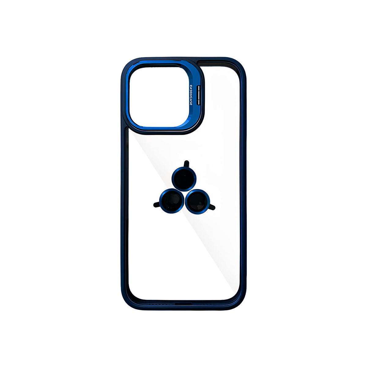 Case Transparente con Borde de Color y Protector de Lente Iphone 11