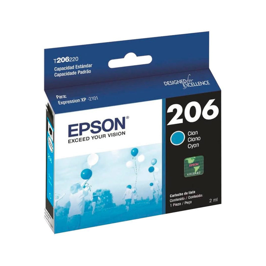 Cartucho de Tinta Epson T206 para Impresora Epson XP2101